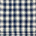 Liue Spill-Resistant Check Tablecloth 60 x 84 in Navy and Ivory - Product view