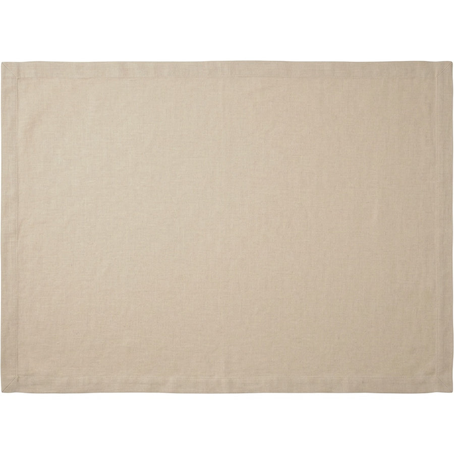 Liue Washed-Linen Rectangular Tablecloth 60 x 90 in Natural Flax